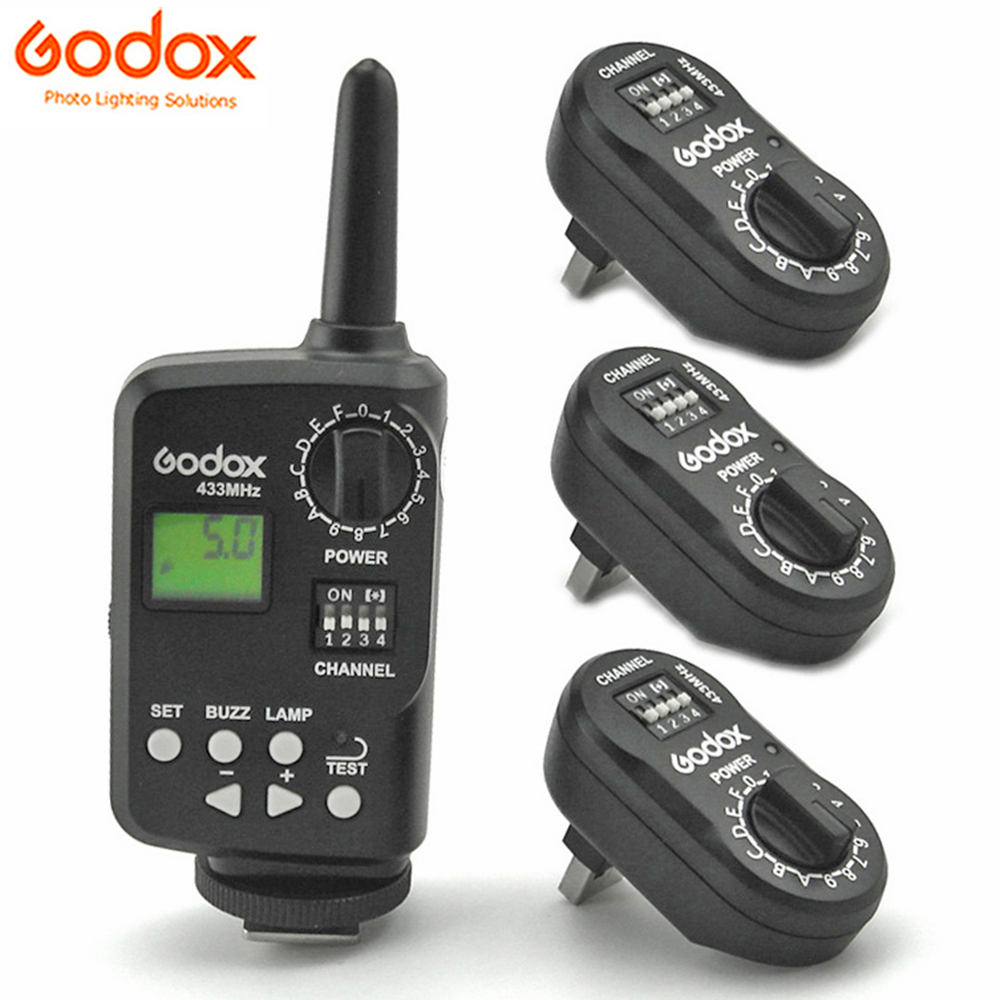 Trigger Receiver Set - Godox-Déclencheur de flash de studio sans