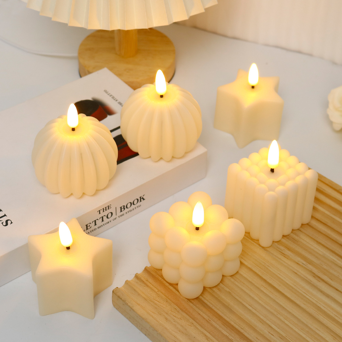 Lighting In Photography - Bougie LED en forme de cube