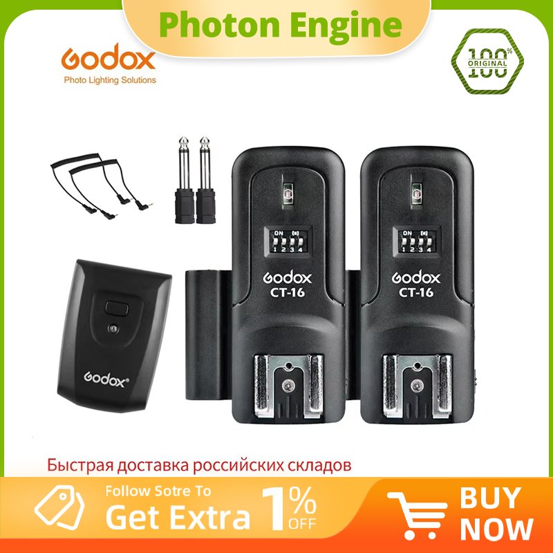 Godox Speedlite Flash - Déclencheur radio sans fil Godox CT-16