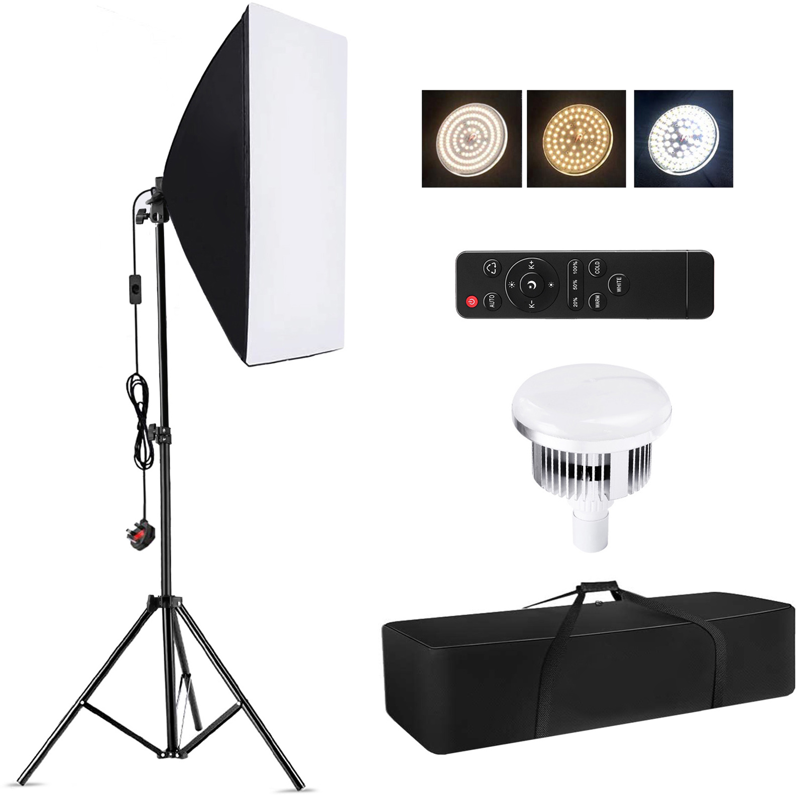 Photography Lighting Product - Kit d'éclairage photo Camnoon Studio avec
