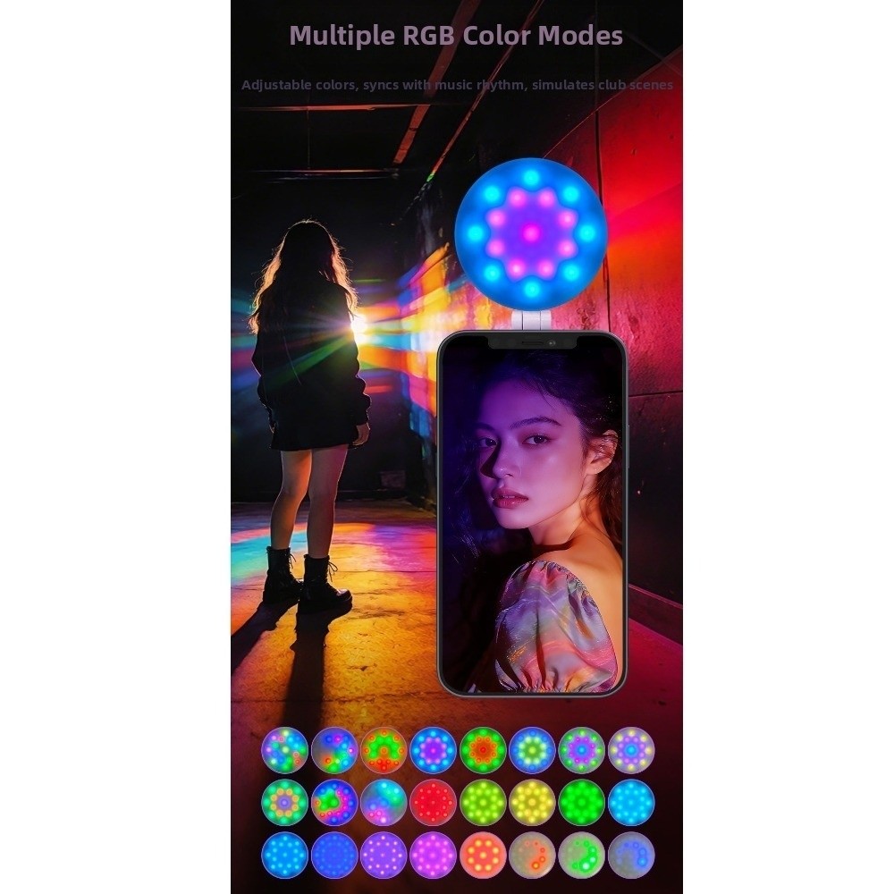 Photography Lighting Rgb - Mini Lampe de Remplissage Portable 3000-6500K