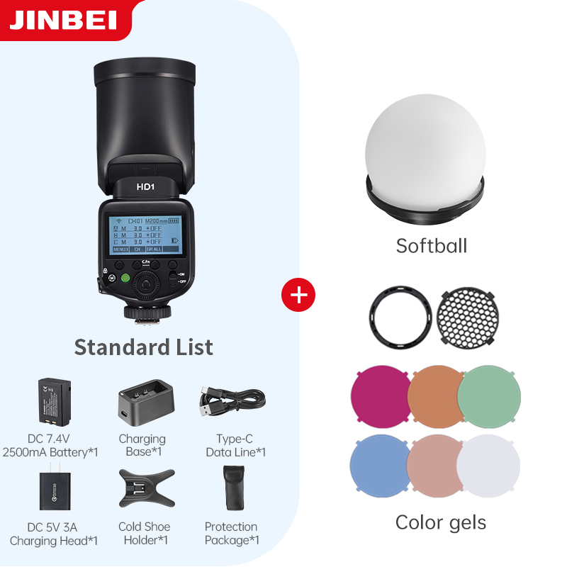 Good Lighting In Photography - Flash pour appareil photo JINBEI HD-1,