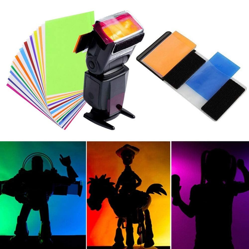 Portrait Photography With Lighting - Kit de 12 Gels de Flash