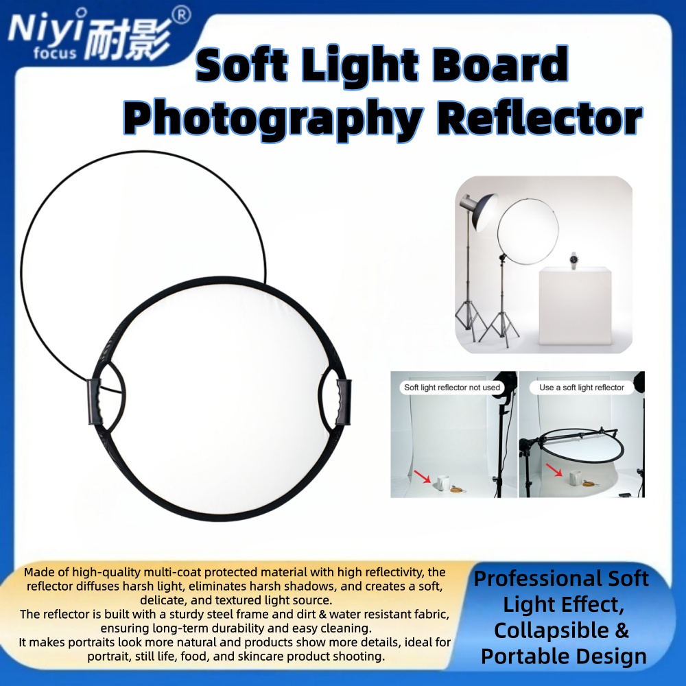 Photography Still Life Lighting - Réflecteur photo portable pliable, panneau de