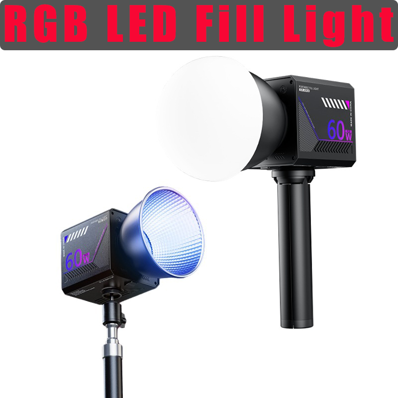 Photography Lighting Rgb - Lumière vidéo RGB 60W, lumière de