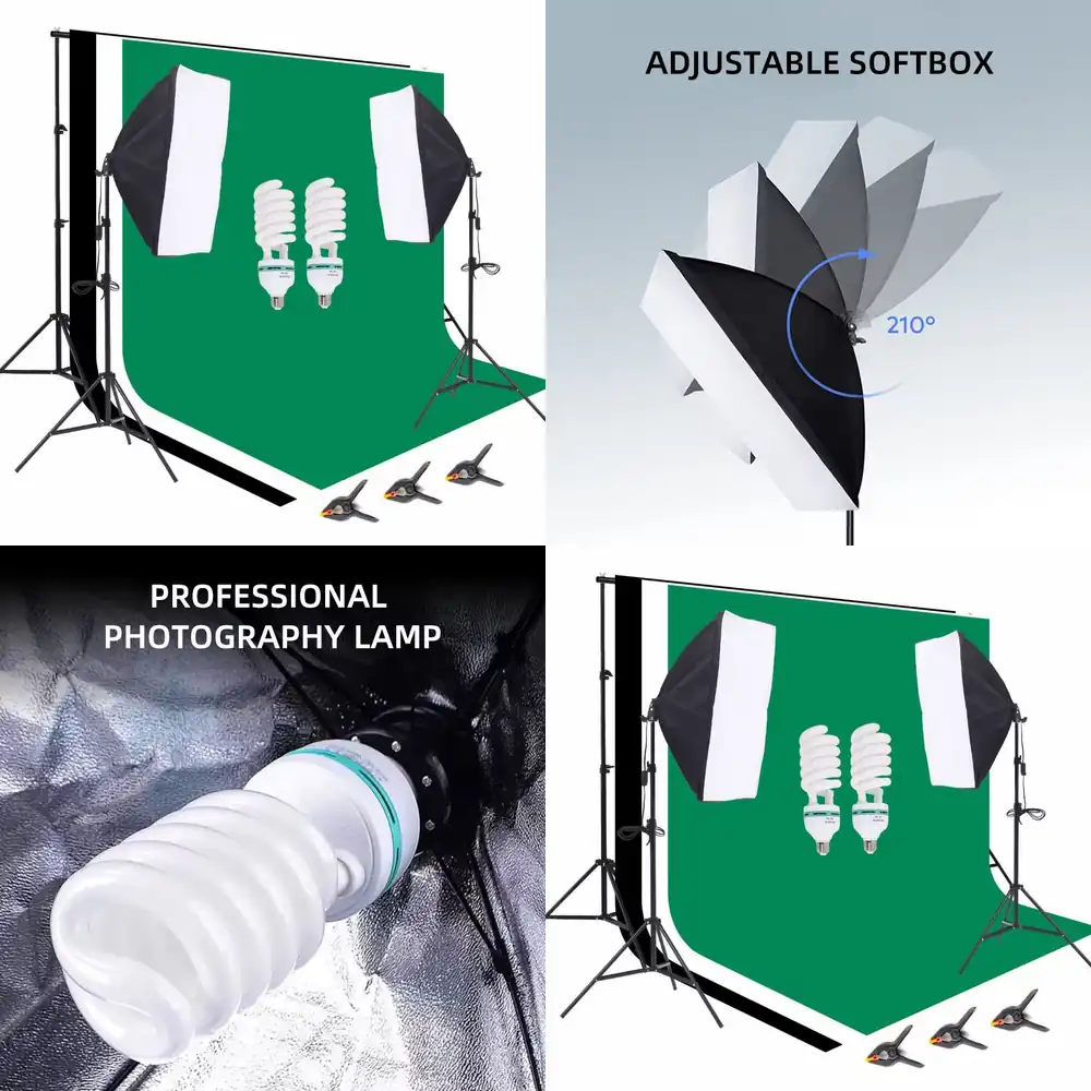 Photography Lighting Umbrella - Kit d'éclairage portable pour studio photo