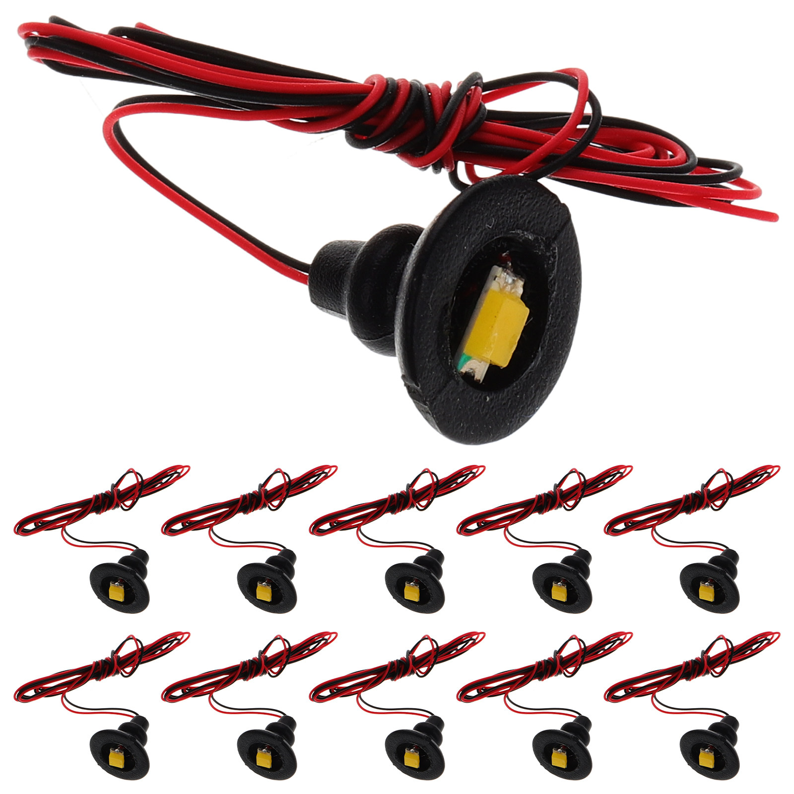 Photography Lighting Simulation - Lot de 12 mini-lampes LED murales