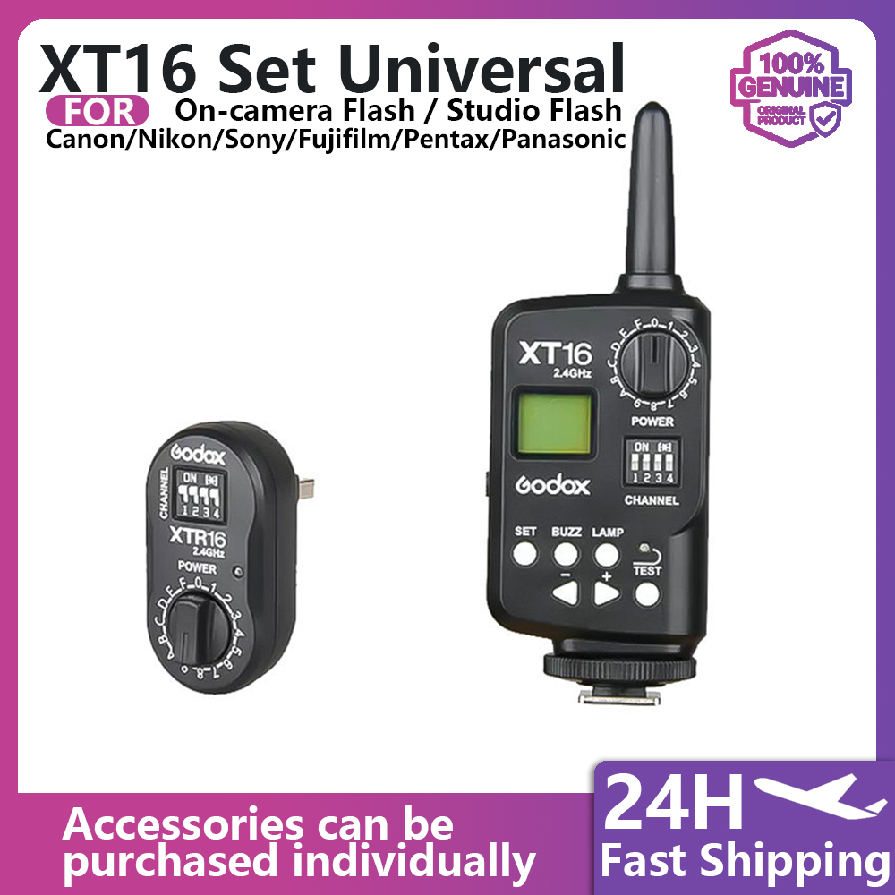 Trigger Receiver Set - Kit Déclencheur Flash XT-16 avec Récepteur