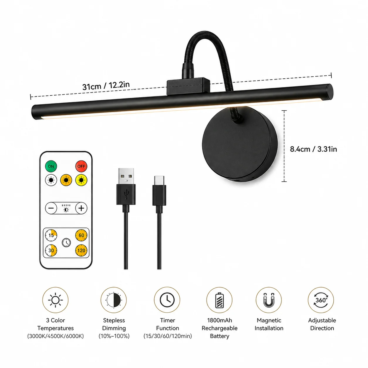 Lampe à LED sans fil pour tabl - Photography Lighting Wireless avis et prix