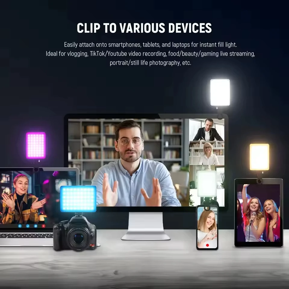 Mini Lampe LED RVB Portable à  - Photography Lighting Rgb avis et prix