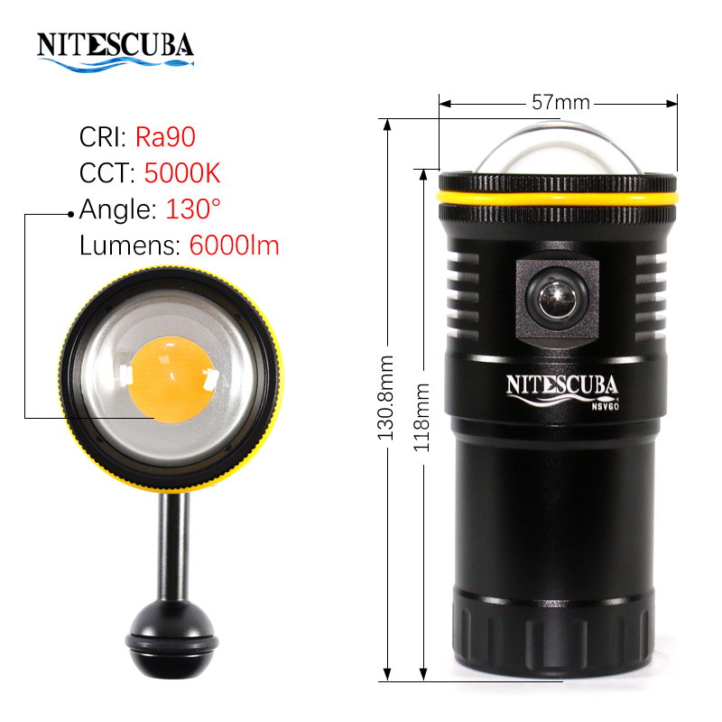 Lampe vidéo de plongée LED Nit - Photography Lighting Wireless avis et prix