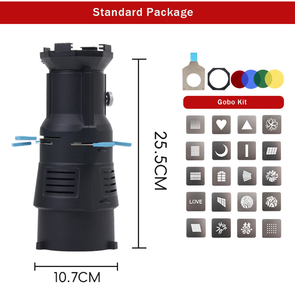 Snoot de projection Bowens ave - Photography Video Lighting Kit avis et prix