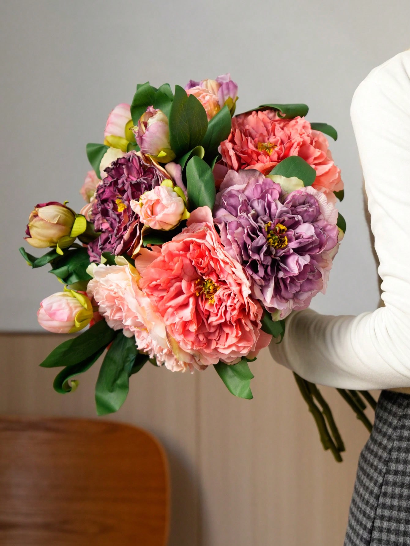 1 pièce de pivoines artificiel - Photography Lighting Simulation avis et prix