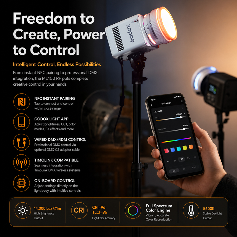 Projecteur vidéo LED couleur G - Photography Lighting Wireless avis et prix