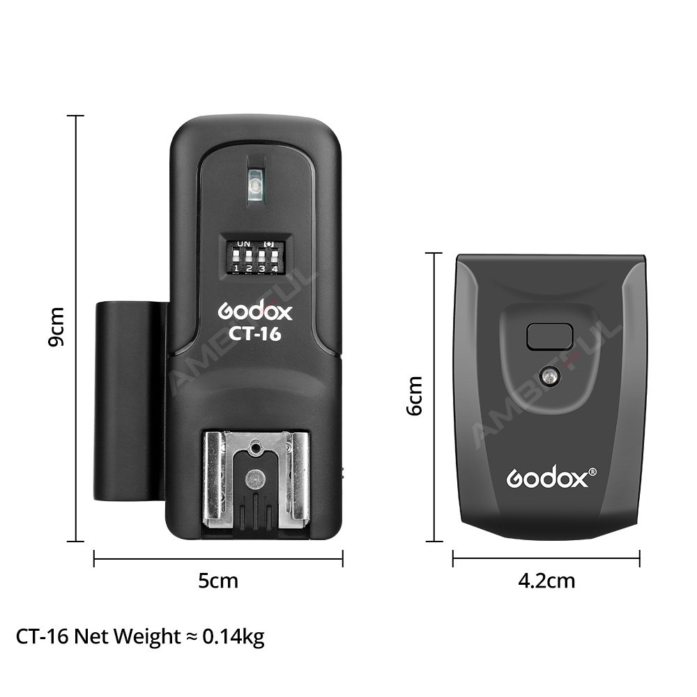 Godox CT-16, émetteur de décle - Trigger Receiver Set avis et prix