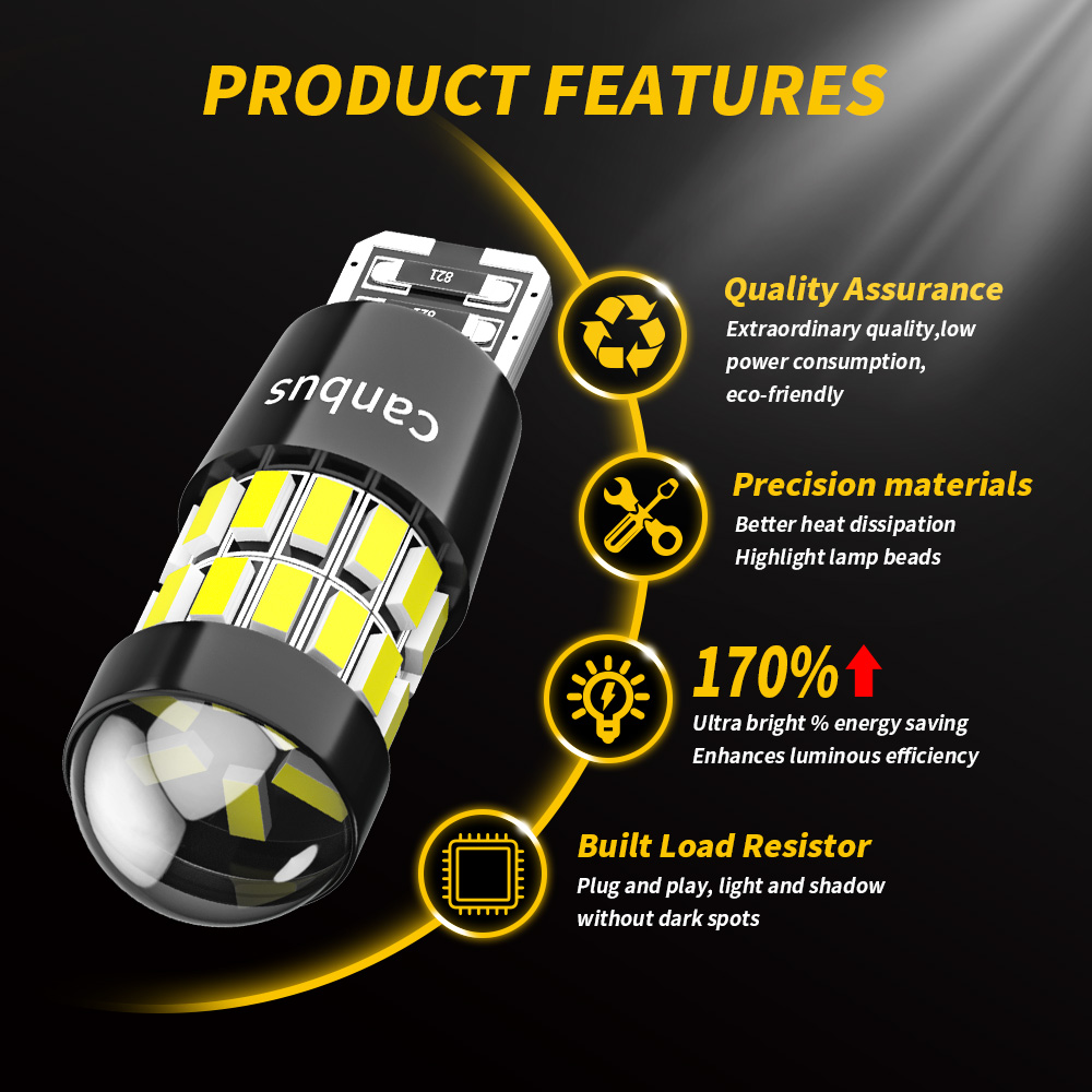 DXZ 2 pièces W5W T10 ampoule L - Interior Photography Lighting avis et prix