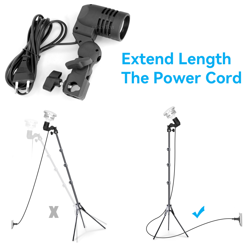 Porte-ampoule à tête unique E2 - Photography Lighting Umbrella avis et prix