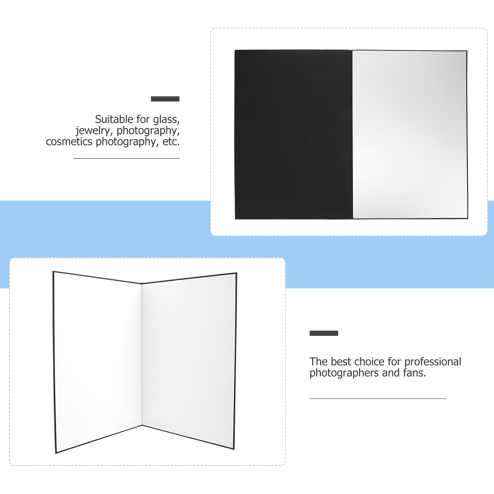 Panneau Réflecteur Pliable A3  - Photography Still Life Lighting avis et prix