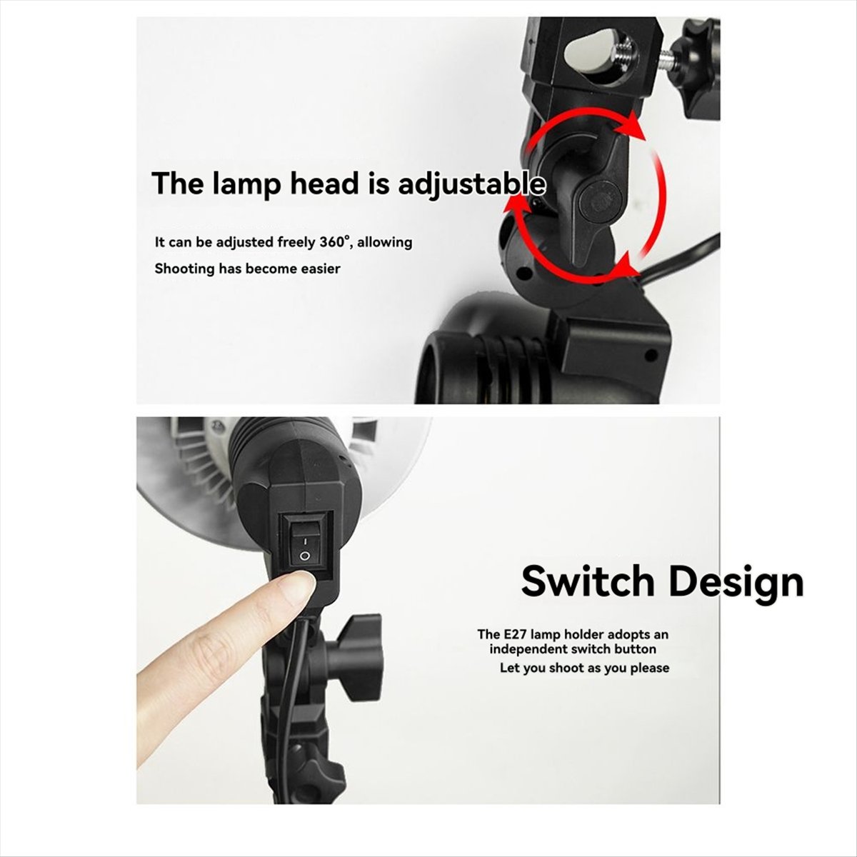 Support de lampe photo A40I 1, - Photography Lighting Umbrella avis et prix