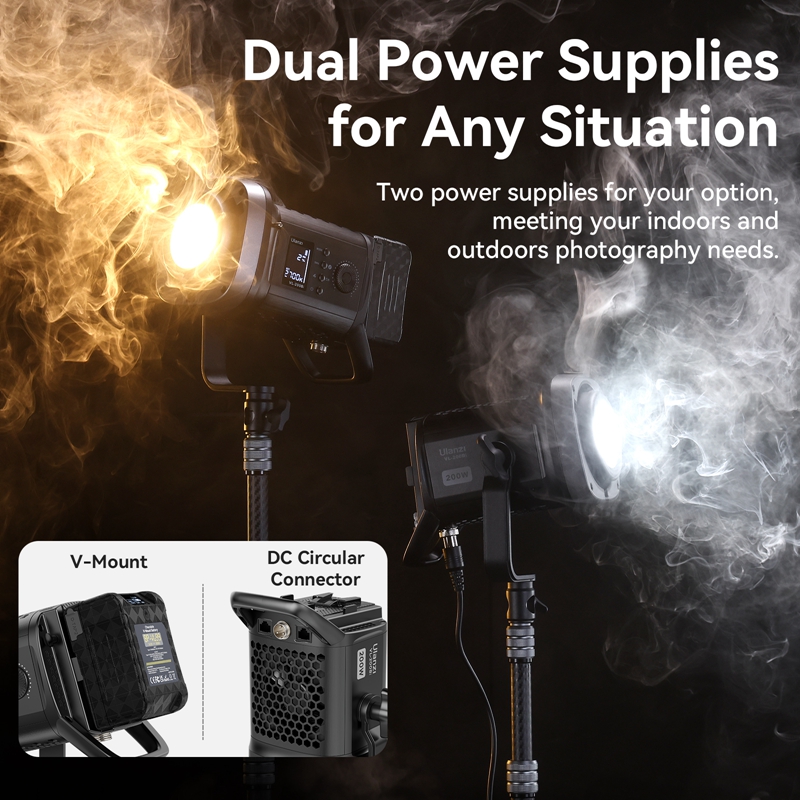 Ulanzi VL-200Bi 200W Lumière v - Photography Lighting Wireless avis et prix