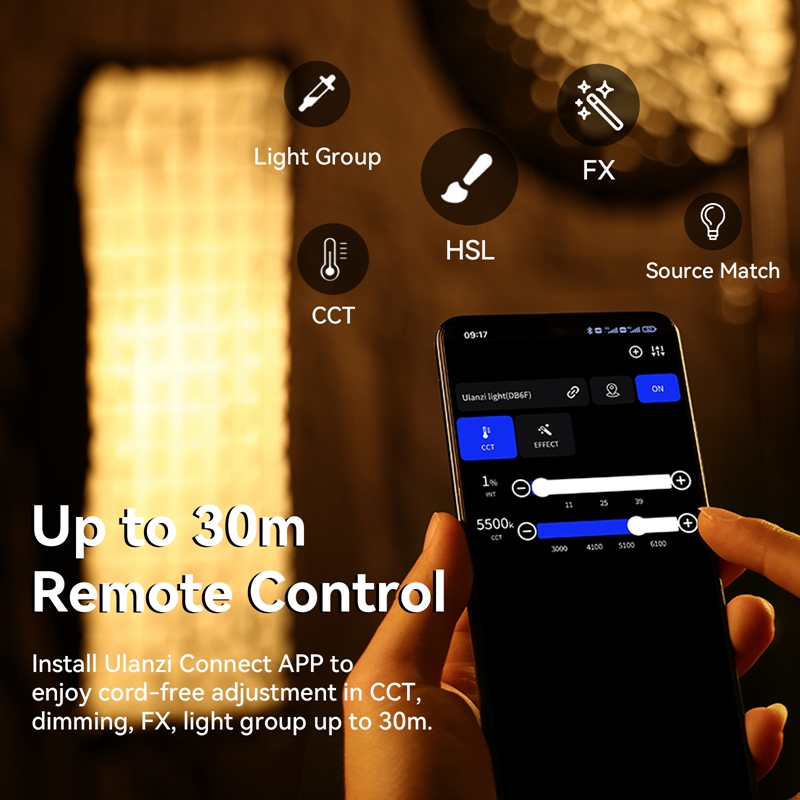 Ulanzi VL-200Bi 200W Lumière v - Photography Lighting Wireless avis et prix