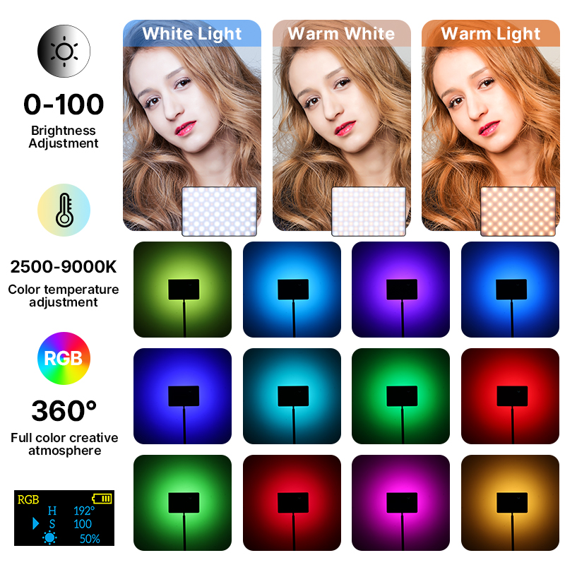 Ulanzi LT003 15W RGB lumière v - Photography Lighting Wireless avis et prix