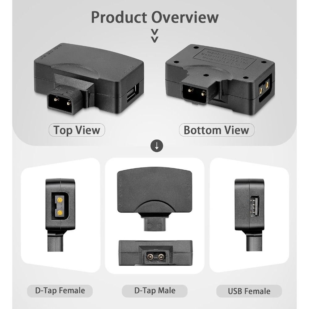 Adaptateur D-Tap vers USB 11V- - V Mount Battery avis et prix