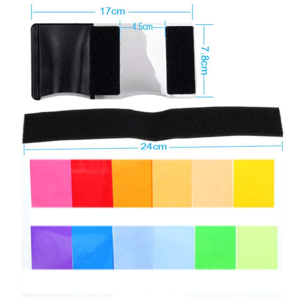 Kit de 12 Gels de Flash pour A - Portrait Photography With Lighting avis et prix