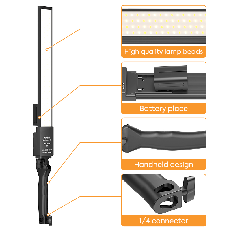 Kit de anciers à main d'éclair - Photography Video Lighting Kit avis et prix