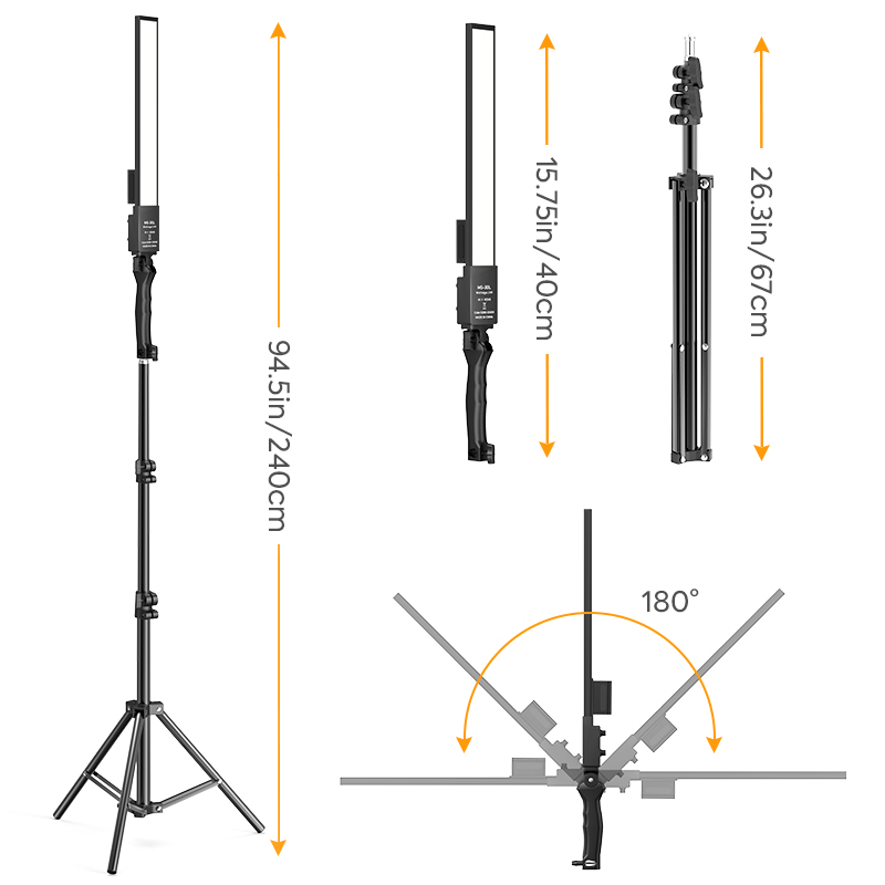 Kit de anciers à main d'éclair - Photography Video Lighting Kit avis et prix