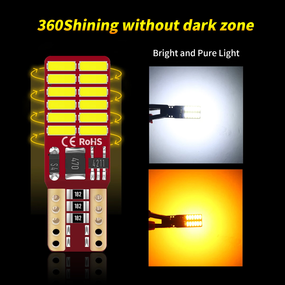 Ampoule LED W5W T10 Canbus 168 - Interior Photography Lighting avis et prix