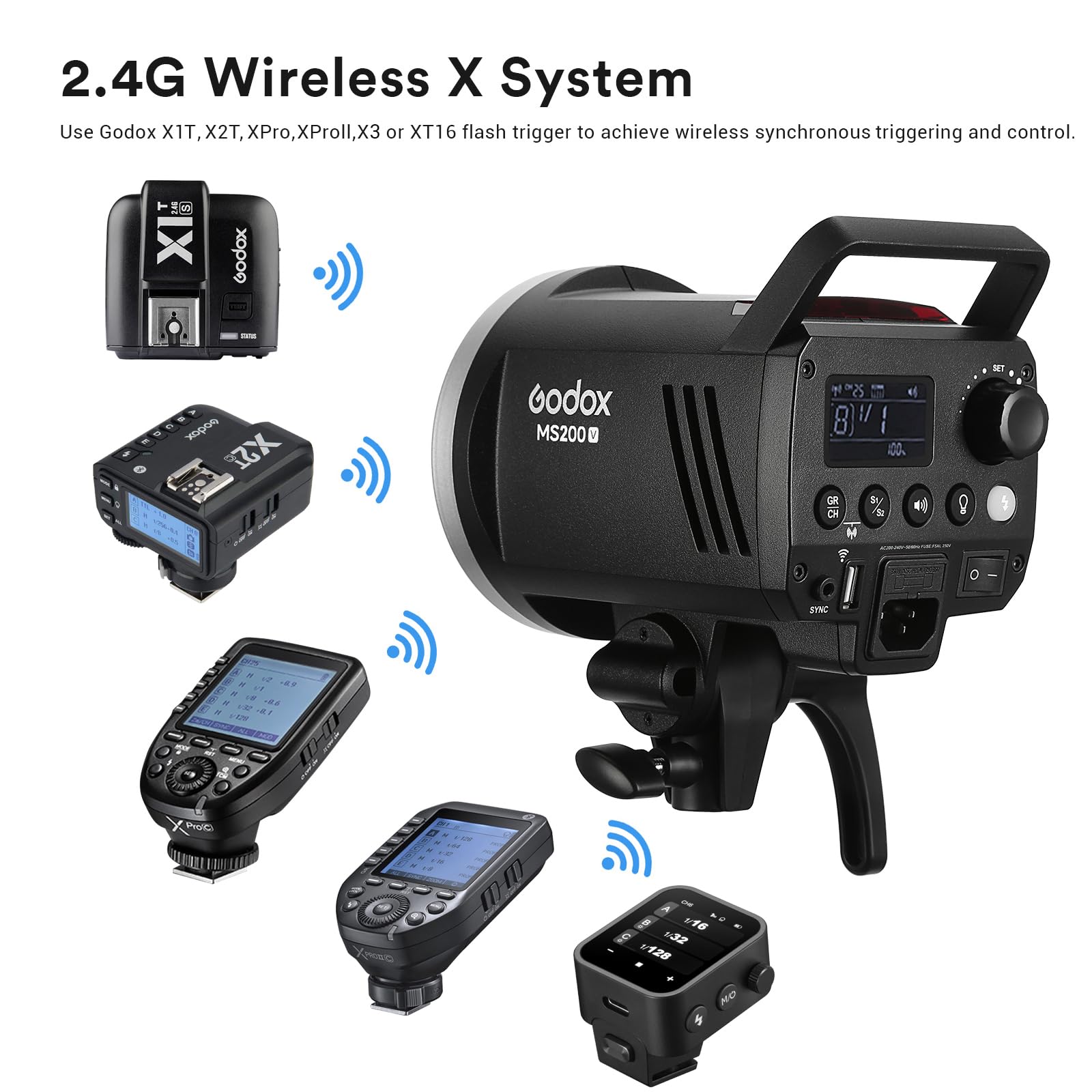 Godox MS200V Studio lumière st - Portrait Photography With Lighting avis et prix