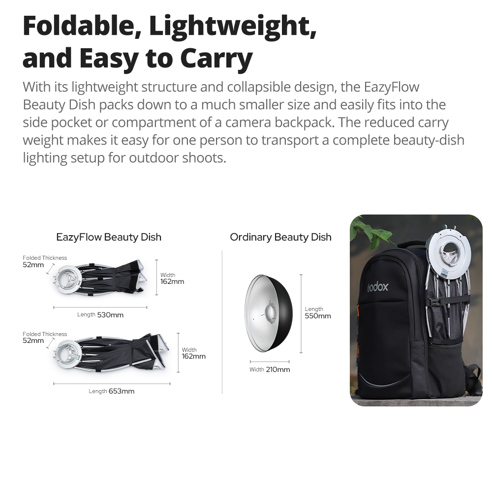 Nouveau Godox EazyFlow Beauty  - Photography Lighting Product avis et prix
