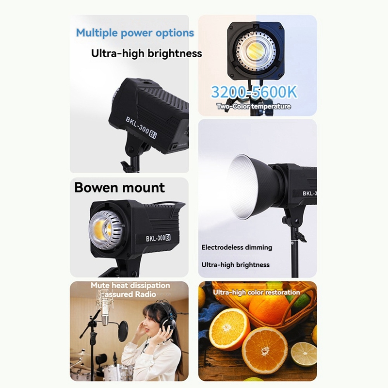 Lumière vidéo Bi LED 300W, écl - Lighting In Photography avis et prix