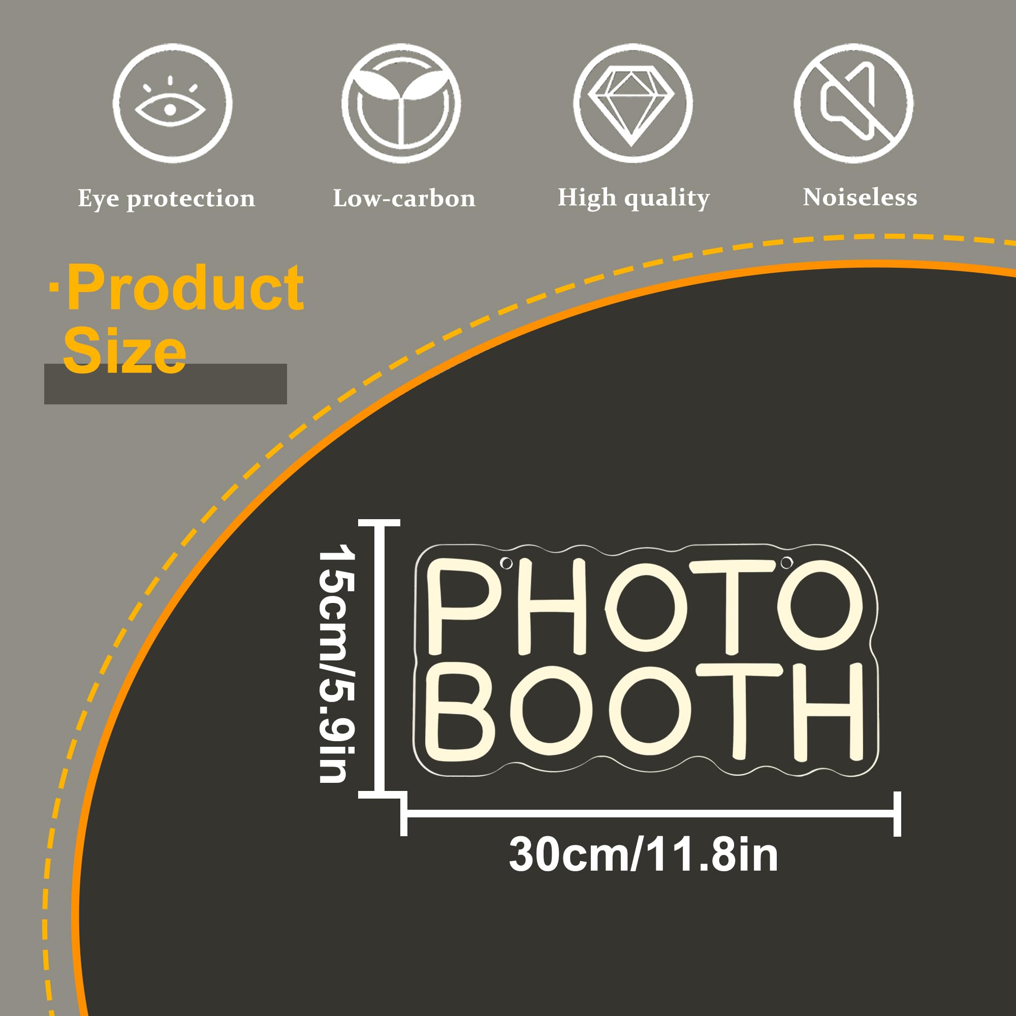 Enseigne au néon pour cabine P - Photography Lighting Wedding Reception avis et prix