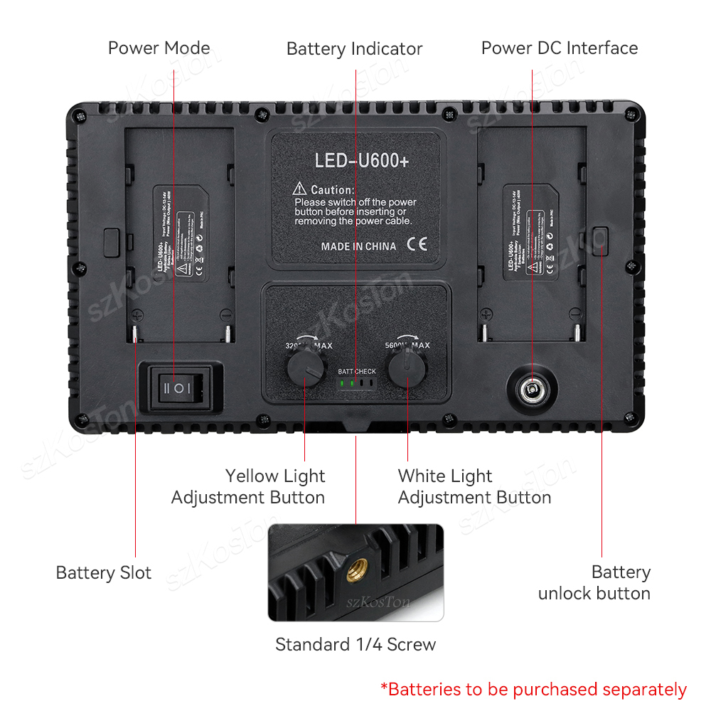 Panneau lumineux LED RGB pour  - Photography Video Lighting Kit avis et prix