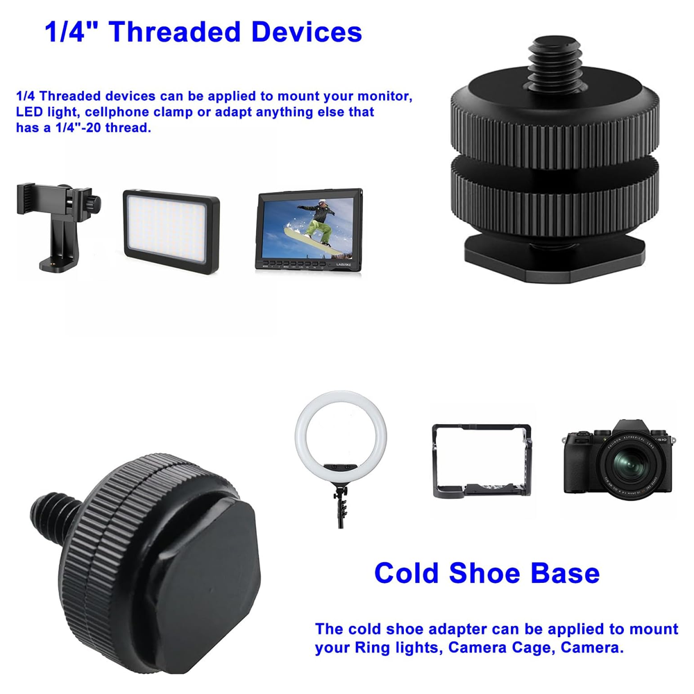 Adaptateur en alliage d'alumin - Photography Video Lighting Kit avis et prix