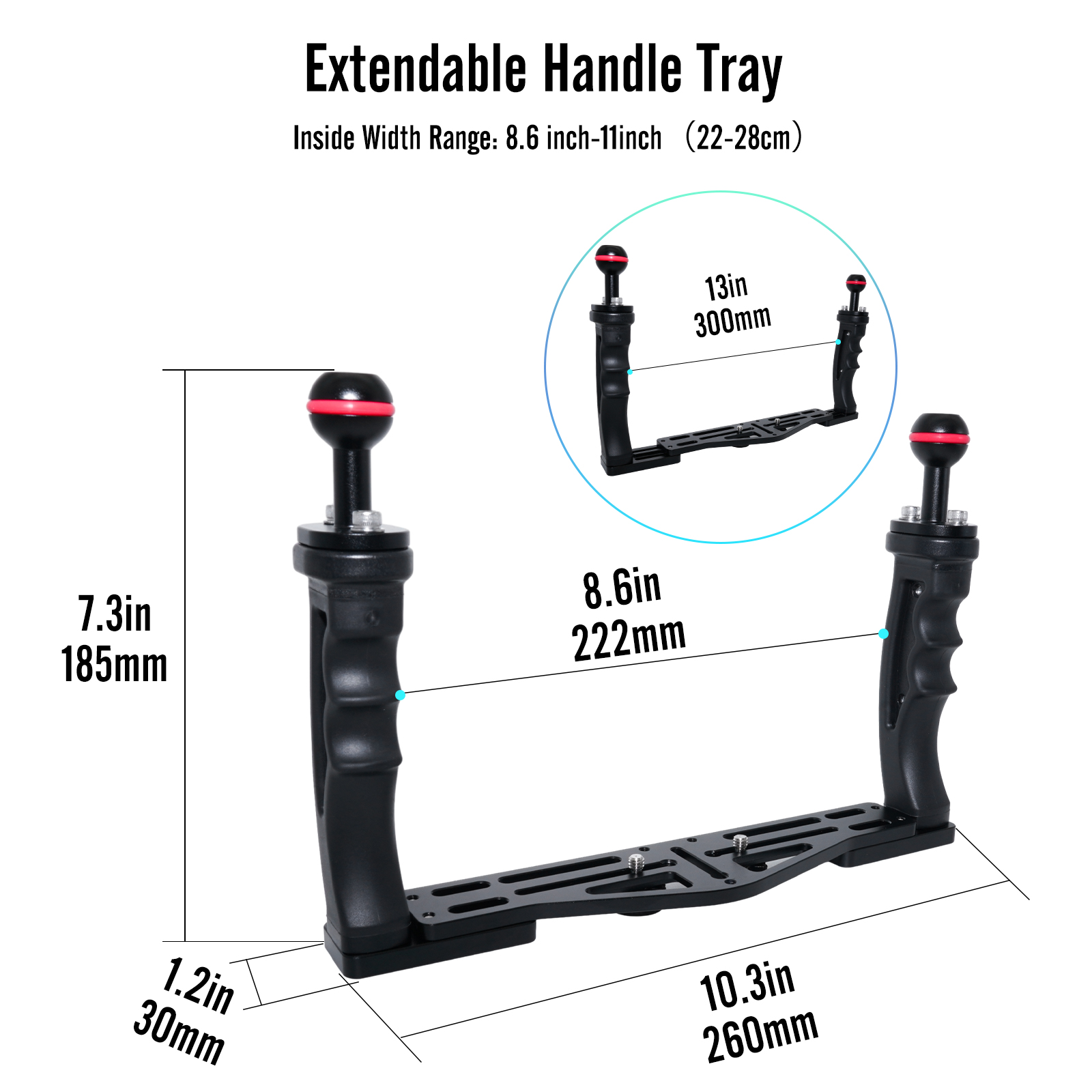 Kit de photographie sous-marin - Photography Video Lighting Kit avis et prix