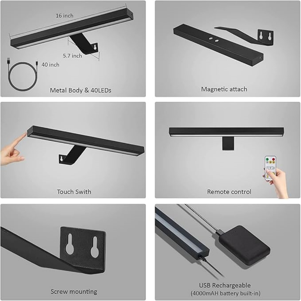 Lampe murale LED rechargeable  - Photography Lighting Wireless avis et prix