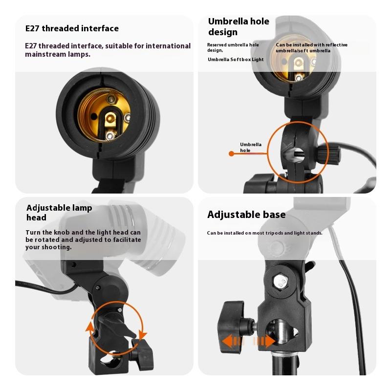 1.8M câble cordon E27 prise So - Photography Lighting Umbrella avis et prix